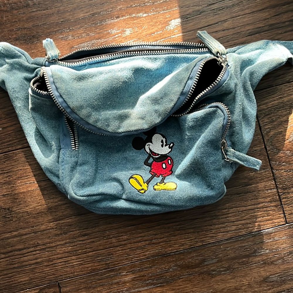 Disney Blue Mickey Mouse Waist Bag